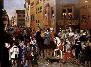 Franz Pforr The Entry of Emperor Rudolf of Habsburg into Basle painting